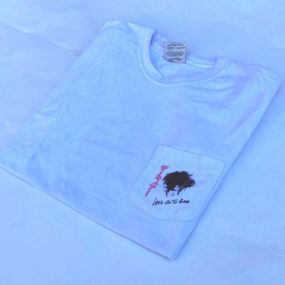 SOLD The Cure Shirt
🍓Japanese Whispers
🍓Robert Smith + Lets Go To Bed Lyrics